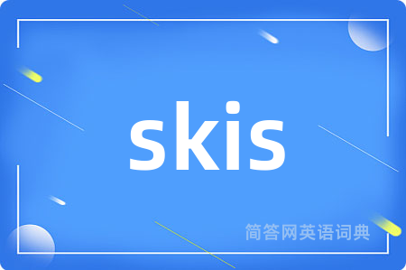 skis是什么意思,skis的中文翻译 skis