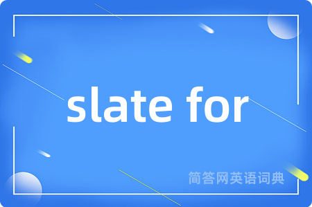 slate for