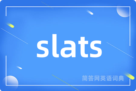 slats