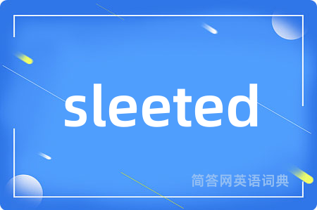 sleeted