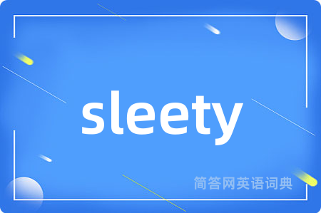 sleety
