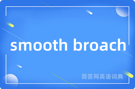 smooth broach