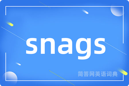 snags是什么意思,snags的中文翻译 snags