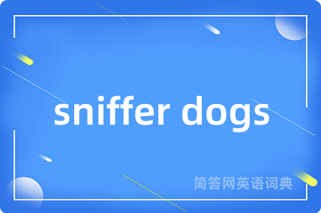 sniffer dogs是什么意思,sniffer dogs的中文翻译 sniffer dogs