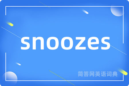 snoozes