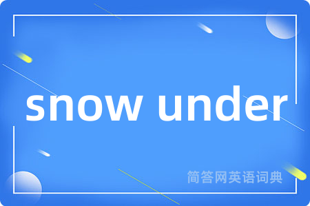 snow under