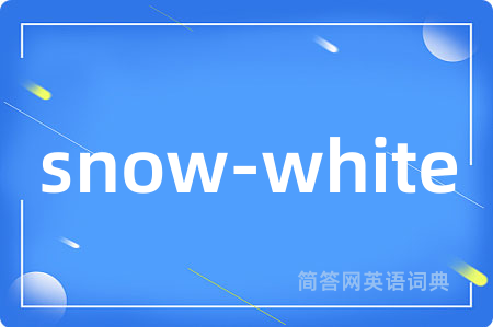 snow-white