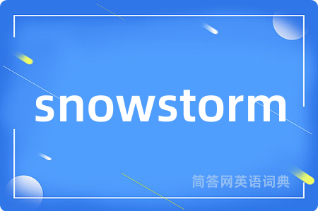 snowstorm