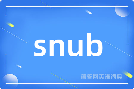 snub