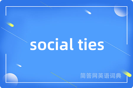 social ties