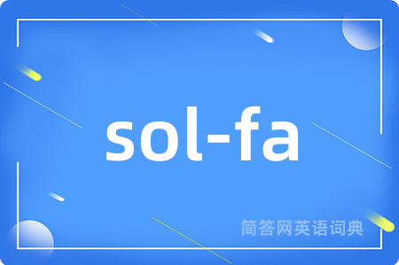 sol-fa