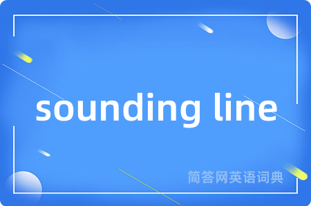 sounding line