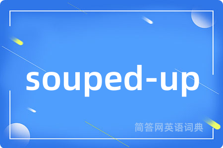 souped-up