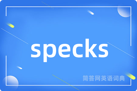 specks