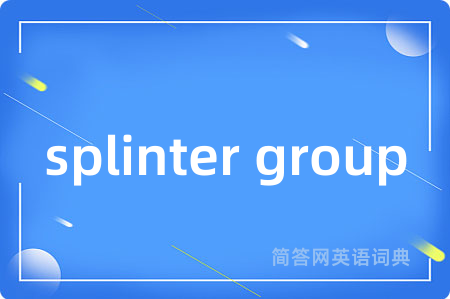 splinter group