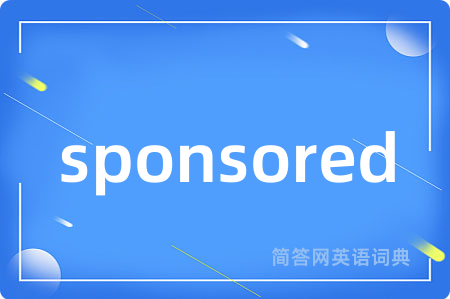 sponsored