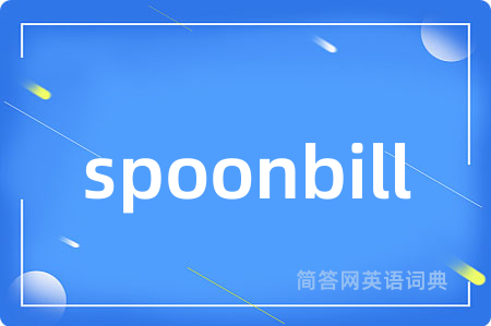 spoonbill