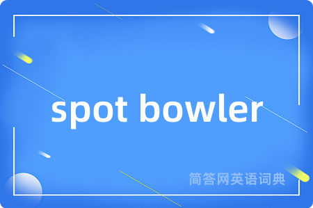 spot bowler