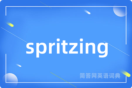 spritzing