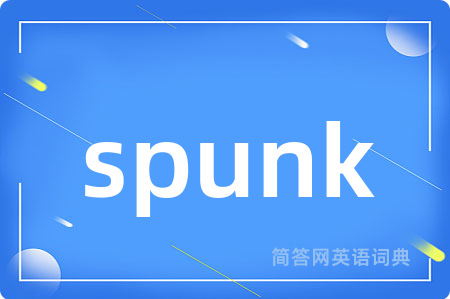 spunk是什么意思,spunk的中文翻译 spunk