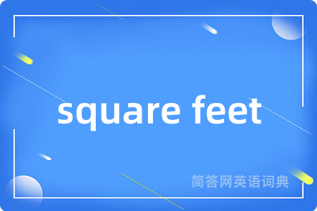 square feet
