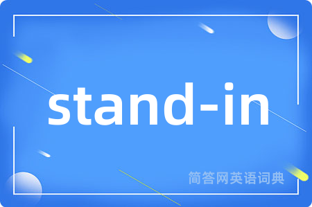 stand-in