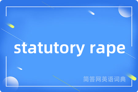 statutory rape