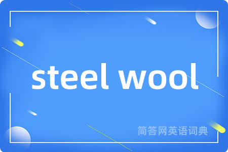 steel wool是什么意思,steel wool的中文翻译 steel wool