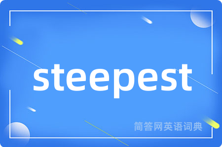 steepest