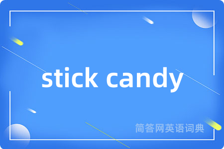 stick candy