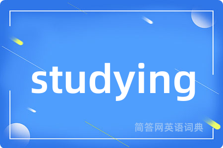 studying