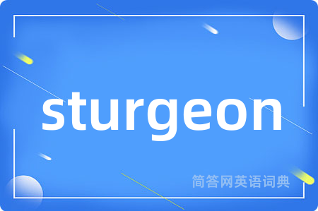 sturgeon