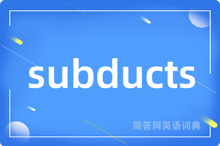subducts
