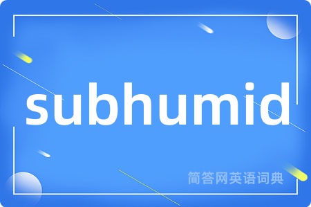 subhumid