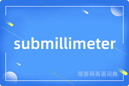 submillimeter