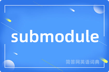 submodule