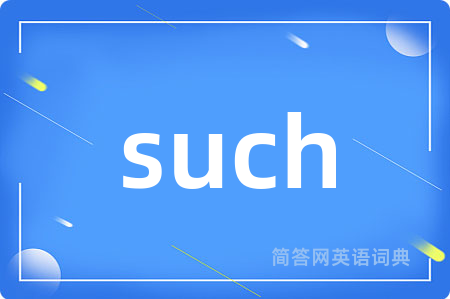 such是什么意思,such的中文翻译 such