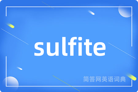 sulfite