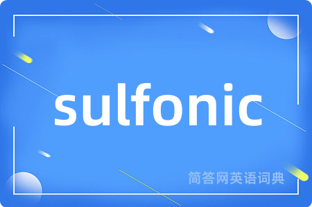 sulfonic