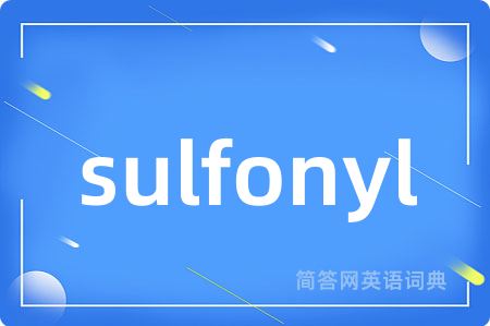 sulfonyl