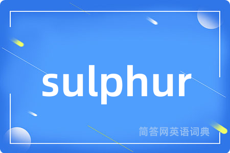 sulphur