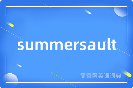 summersault