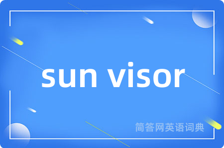 sun visor