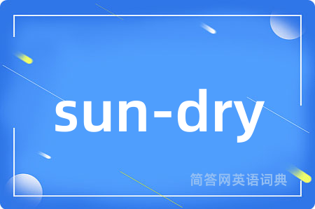 sun-dry