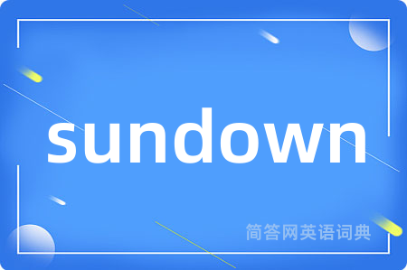 sundown