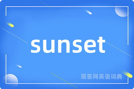 sunset