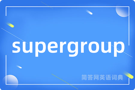 supergroup
