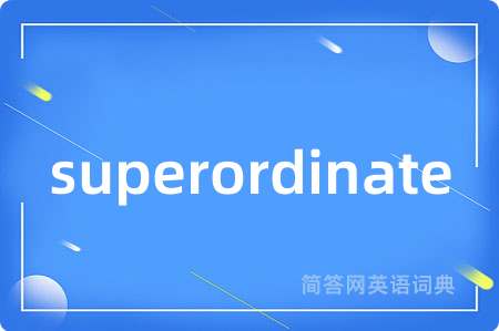 superordinate