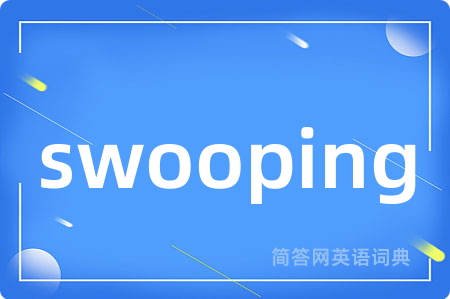 swooping