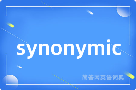 synonymic
